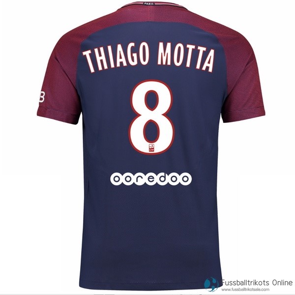 Paris Saint Germain Trikot Heim Thiago Motta 2017-18 Fussballtrikots Günstig